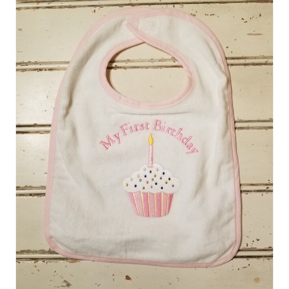 My First Birthday Bib